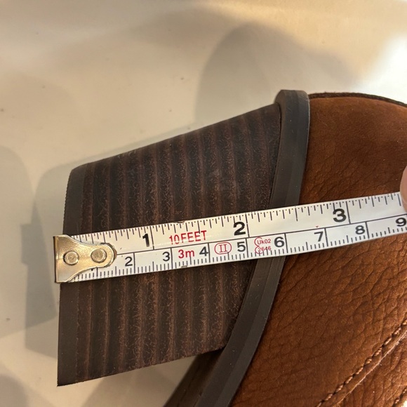 LUCKY BRAND Sz 9.5 Vennia Slip-On Almond Toe Stacked Heel Suede Booties NEW - Picture 6 of 10